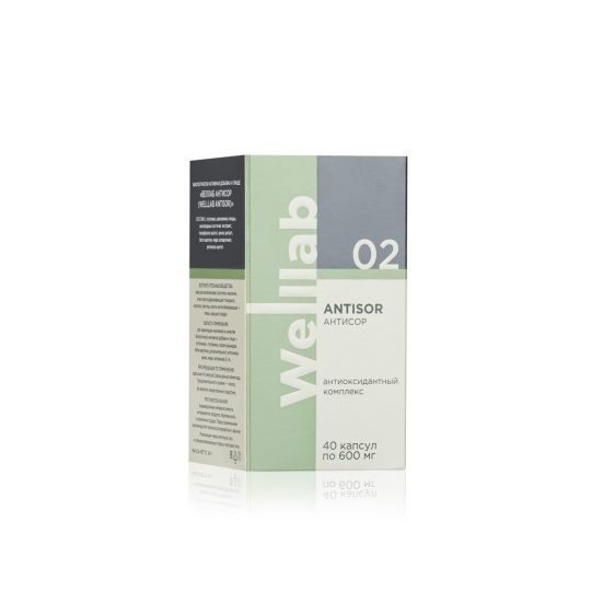 Welllab ANTISOR, 40 капсул 2